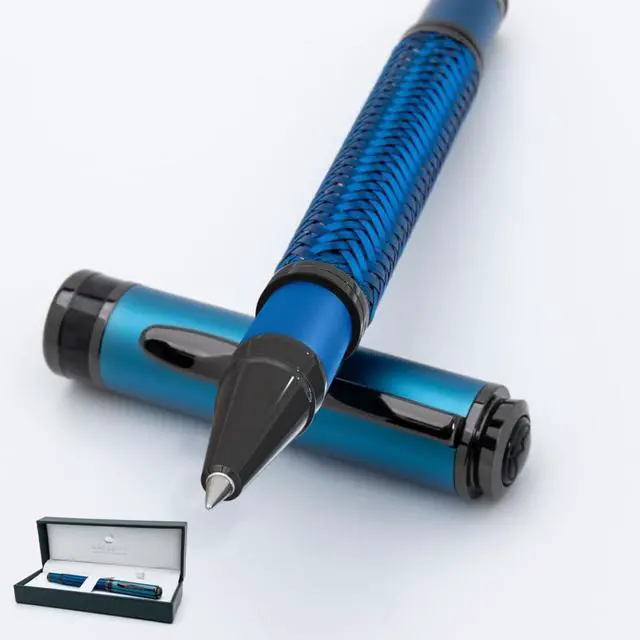 Main image of USA Innova Formula M Blue Rollerball Pen | Luxury Writing Instrument with Schmidt 888 Refill