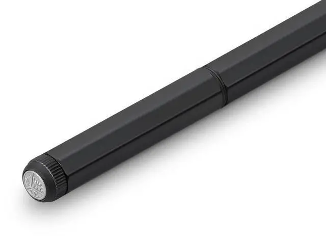 Alt view image 4 of 5 - SPECIAL Black Premium Aluminium Fountain Pen for Ink Cartridges - Exclusive 17 cm With EF (Extra Fine) Nib