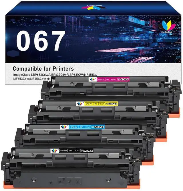 Main image of 067 Toner Cartridges Set Replacement for Canon 067 Toner mf654cdw Toner | Compatible for imageCLASS MF654Cdw MF656Cdw MF652Cw MF653Cdw LBP633Cdw LBP632Cdw Printers Ink(4 pack)