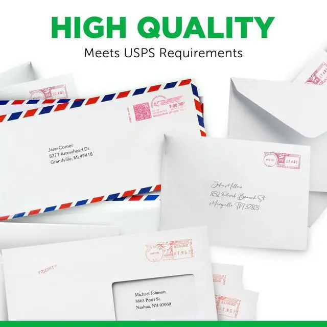 Alt view image 3 of 4 - ecoPost Brand Replacement Postage Meter Cartridge for Quadient IXINK357 | Red