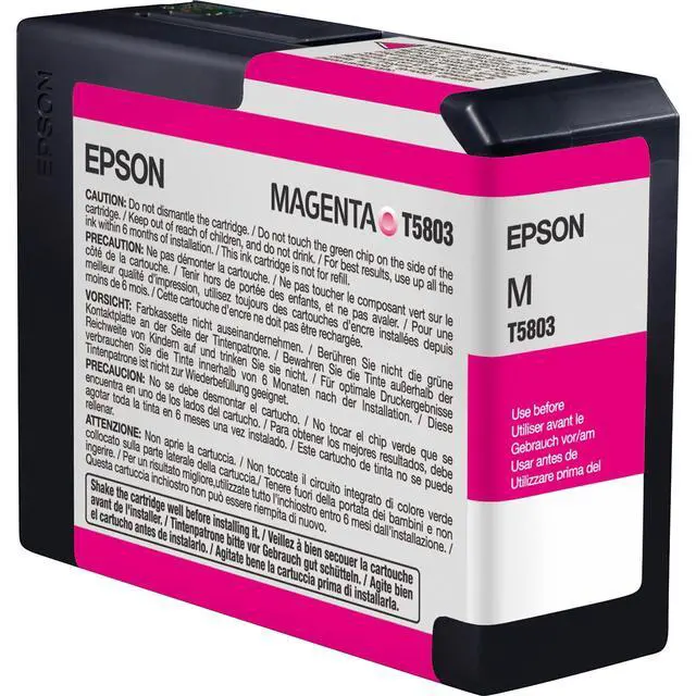 Alt view image 3 of 3 - T580A UltraChrome K3 Vivid Magenta Cartridge Ink