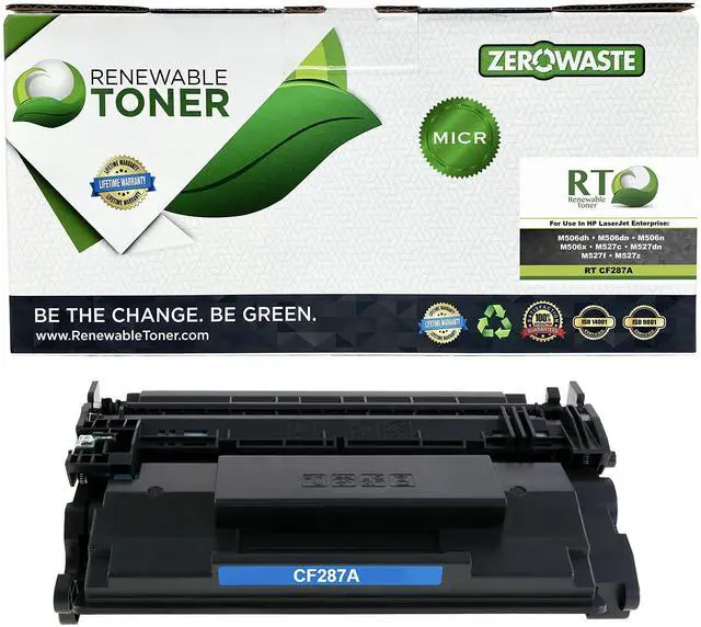 Main image of Compatible MICR Toner Cartridge Replacement for HP 87A CF287A for Laserjet Pro M501 Enterprise M506 MFP M527