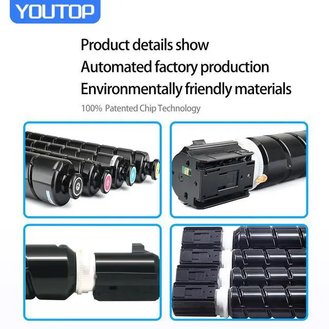 Alt view image 4 of 7 - High Yield GPR-58 GPR58 Toner Cartridge Replacement for Canon ImageRunner Advance C256iF II C256iF III C356iF II C356iF III DX C257iF DX C357iF DX C359IF DX C259IF|4-Pack