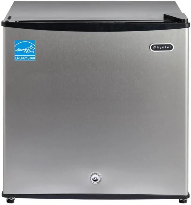 Main image of CUF-112SS Mini, Energy Star Rated Small Upright Freezer with Lock, Stainless Steel -1.1 Cubic Feet