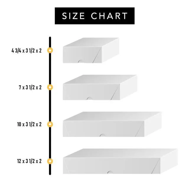 Alt view image 5 of 6 - White Business Card Folding Boxes - 25 Per Pack - (10 x 3 1/2 x 2")