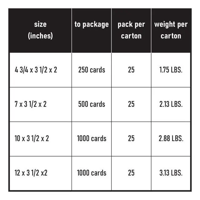 Alt view image 6 of 6 - White Business Card Folding Boxes - 25 Per Pack - (10 x 3 1/2 x 2")