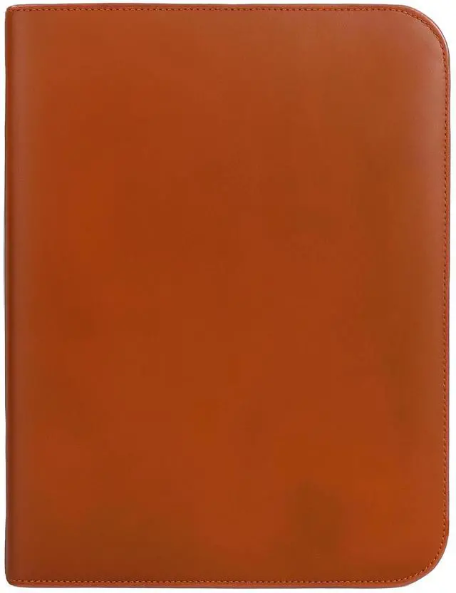 Main image of Leather Padfolio Leather Binder Portfolio for Men, Padfolio for Men & Women 100% Authentic Top-Grain Leather (Light Brown)