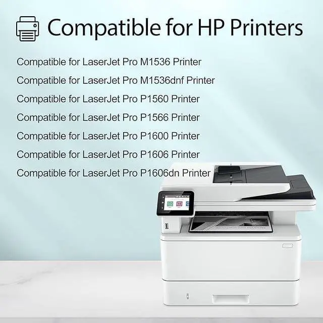 Alt view image 2 of 6 - 78A MICR Toner Compatible Replacement for HP CE278A 78A Canon 128 Laser Jet M1536 M1537 M1538 M1539 P1566 P1606 Check Printer Cartridge (Pack of 2)
