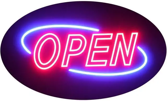 Main image of LED Open Sign for Business with Ultra-Bright Neon Look, 32 in | Long-Lasting & Durable Signage with 750 ft Visibility - 12 Eye-Catching Animations, Including Blinking, Flashing, and More