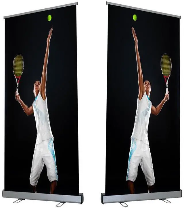 Main image of Heavy Duty Retractable Banner Stand 33.5"x80" (WxH) with Padded Canvas Bag (STAND ONLY (1 Pack)