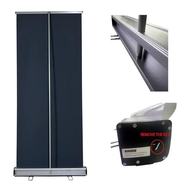Alt view image 4 of 7 - Heavy Duty Retractable Banner Stand 33.5"x80" (WxH) with Padded Canvas Bag (STAND ONLY (1 Pack)