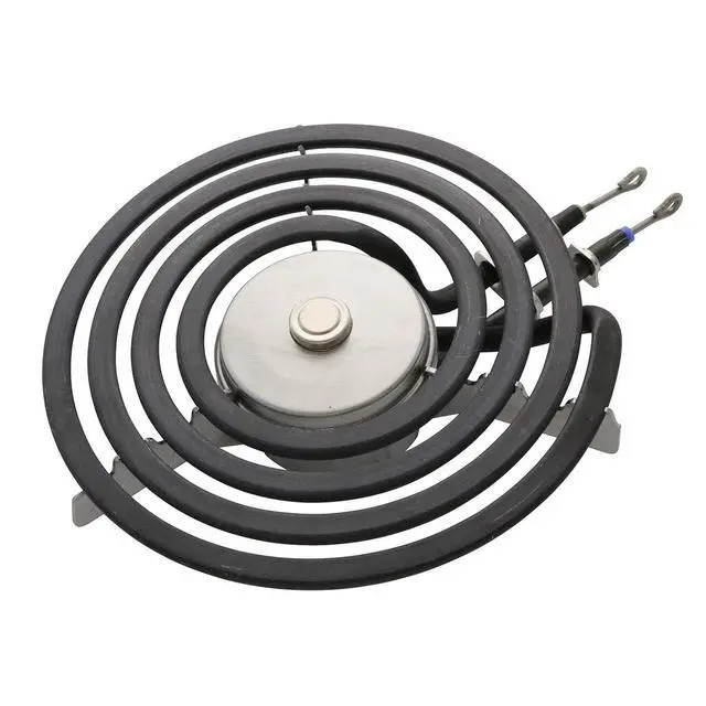 Alt view image 2 of 7 - WB30X31058 4 Turn 6" Oven Range Safety Sense Surface Heat Element 240V 1500W Sensor Replacement for GE AP6833461, 4929234, PS12702985 (Two 6")