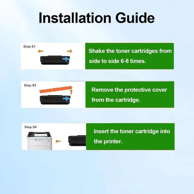 Alt view image 6 of 7 - 55B1000 Black Toner Cartridge Use for MS331 MS331dn MS431 MS431dn MS431dw MX331 MX331adn MX431 MX431adn MX431adw Printers (3,000 Pages)