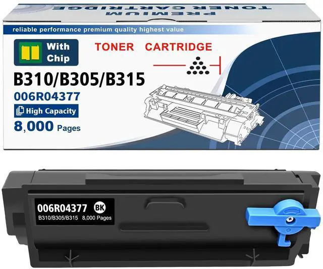 Main image of B310 Black Toner Cartridge High Yield with Chip Remanufactured for Xerox B310 B305 B315 B310dni B315dni B305dni Printer 8000 Page (Black*1)