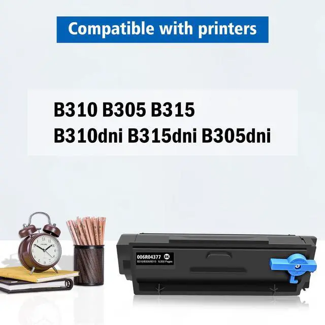 Alt view image 2 of 5 - B310 Black Toner Cartridge High Yield with Chip Remanufactured for Xerox B310 B305 B315 B310dni B315dni B305dni Printer 8000 Page (Black*1)