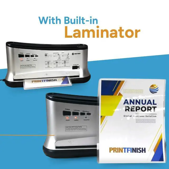 Alt view image 4 of 7 - Thermal Binding Machine with Built-in Laminator 12 LTB-200(Letter Size) | Jam-free and Efficient Desktop Binding Machine for Professional Looking Books, Presentations, Notebooks (110 V)