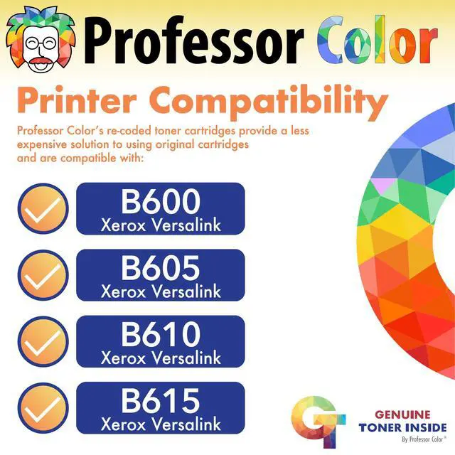 Alt view image 2 of 7 - Re-Coded OEM Toner Cartridge Replacement for Xerox VersaLink B600/B605/B610/B615 | 106R03944 - Extra High Capacity Black (46,700 Pages)