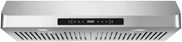 Main image of 30inch Under Cabinet Range Hood, 900CFM Stainless Steel Vent Hood | Two Powerful Motors, Gesture & Touch Control, Permanent Filters, Top/Rear Vents, Timer, Dimmable Lamps, Ducted Kitchen Hood