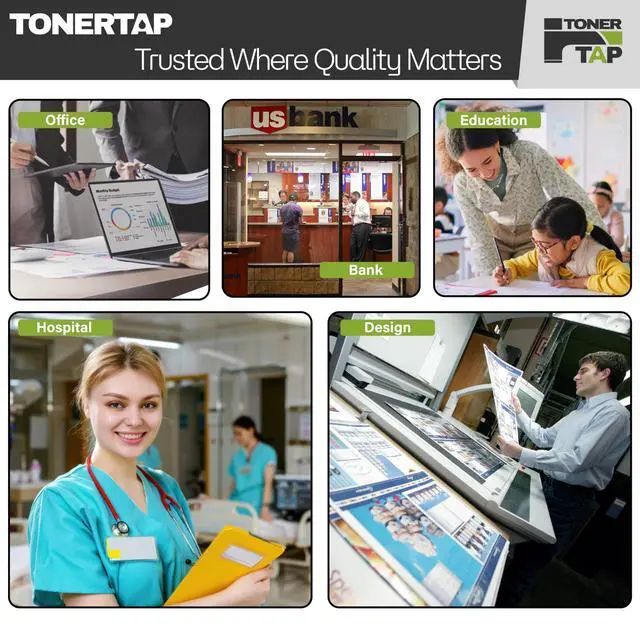 Alt view image 6 of 6 - TonerTap Compatible Toner Cartridges 4-Pack for Ricoh IM C4510, IM C5510, IM C6010, Replacement for Ricoh 842526 842527 842528 842529 IMC4510, IMC5510, IMC6010 Toner
