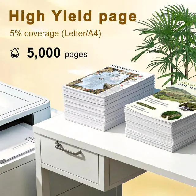 Alt view image 3 of 5 - 66S1000 Black Toner Cartridge (5,000 Pages)Compatible for Lexmark MS531 | 66S1H00 Toner Cartridge for MS531dw MS631 MS631dw MS632 MS632dwe MX532 MX532adwe MX632 MX632adwe Printer(1-Pack,With Chip)