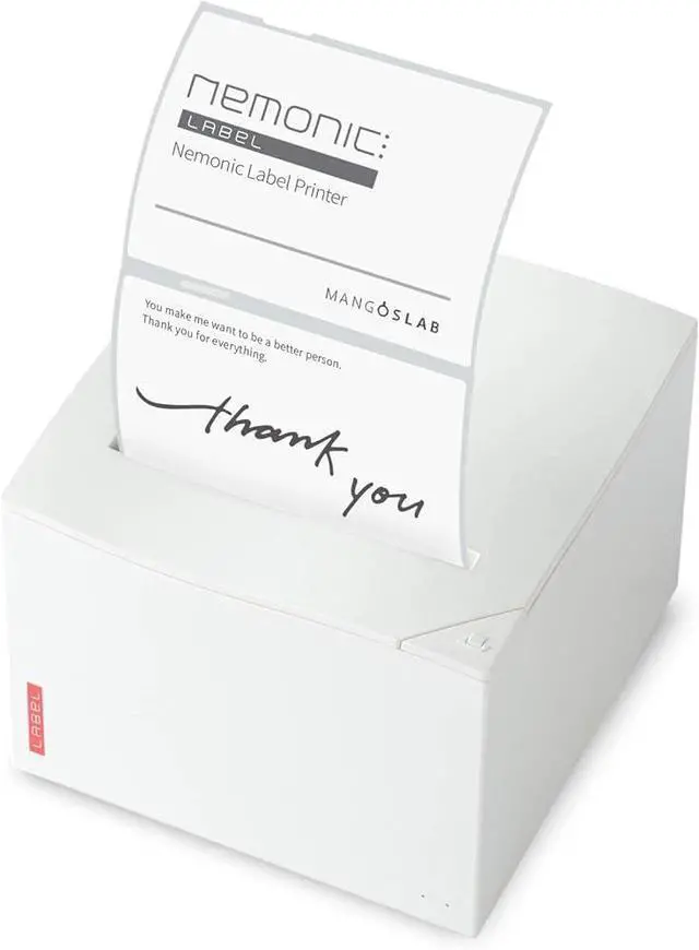 Main image of Nemonic Label Printer | Inkless Bluetooth Thermal Label Printer for Small Business | Durable Shipping Label Maker & Portable Wireless