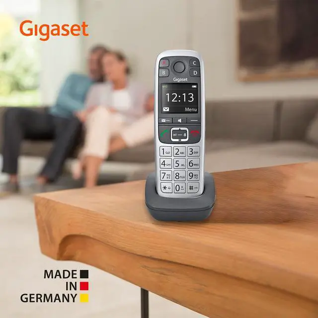 Alt view image 6 of 6 - E560H Additional Handset for Cordless Senior Phone, SOS- Function, Landline Phone, Volume Amplification (Platinum, Pack of 1)
