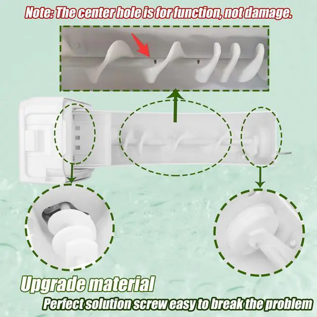 Alt view image 6 of 7 - DA97-14474C, DA97-14474A Ice Container, DA97-12604D Ice Bucket Compatible with Samsung RF25, RF263, RF265, RF28, etc Series Refrigerators. Part Number: DA97-21040A, AP6034185, etc