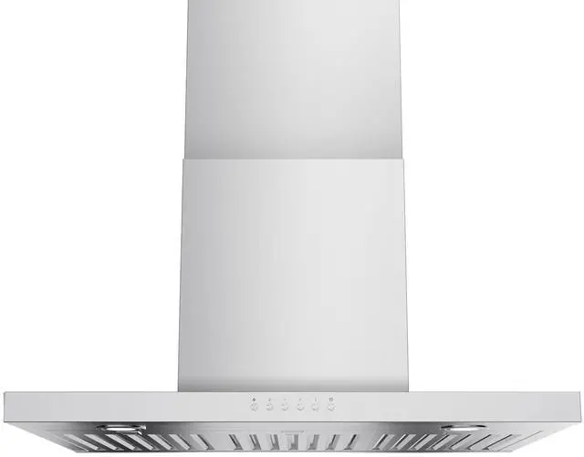 Main image of 30" Range Hood - 900 CFM Stainless Steel Wall Mount Kitchen Exhaust with 4 Speed Fan, LED Lights, Push Button, Ultra-thin Body, Chimney Style Stove Vent Hood & Ducted Exhaust Vent