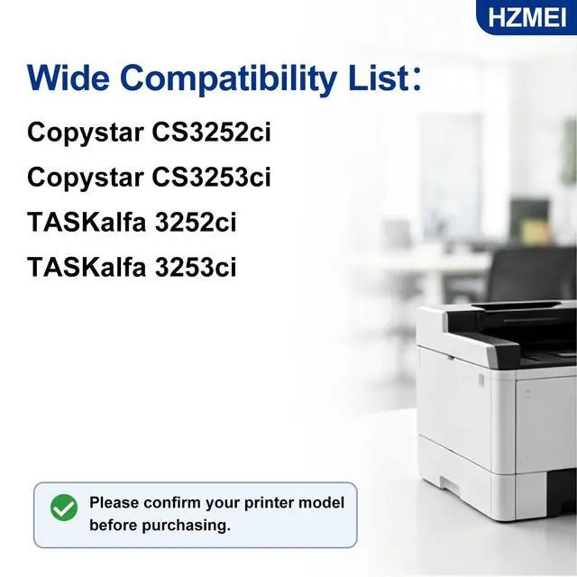 Alt view image 2 of 7 - Remanufactured High Yield TK8337 TK-8337 Toner Cartridge 4-Pack Compatible with Kyocera TASKalfa 3252ci 3253ci CS3252ci CS3253ci Series Printer for TK-8337K TK-8337C TK-8337M TK-8337Y