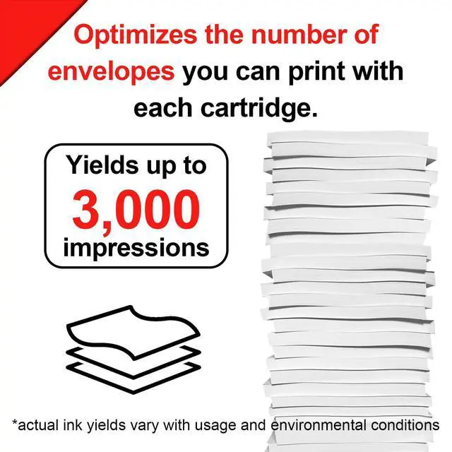 Alt view image 4 of 5 - XXL SL-870-1 Fluorescent Postage Red Ink Cartridge for SendPro Mailstation | High Capacity SL-870-1 Ink Cartridges for PB New SendPro Mailstation (CSD1) Postage Meter (16ml*2)