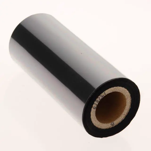 Alt view image 2 of 3 - RMEH4BL Ribbon for Use with The TDP43ME Thermal Transfer Desktop Printer, 4.25" W x 300' L, Black Hybrid