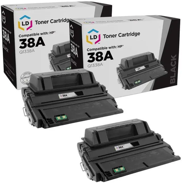 Main image of Products Compatible Toner Replacement for HP 38A Q1338A (Black, 2-Pk)