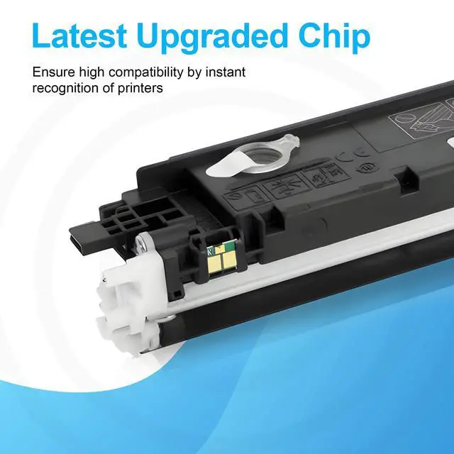 Alt view image 7 of 7 - 130A Toner Cartridge 4 Pack(with Chip) Remanufactured | Compatible for CF350A CF351A CF352A CF353A for Pro Color MFP M177fw M176n M177 M176 Printer(Black Cyan Magenta Yellow)