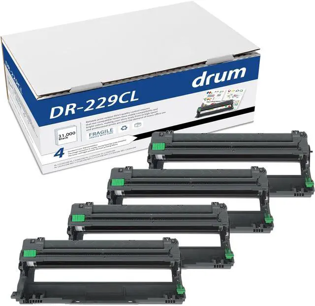 Main image of DR229CL Drum Unit Compatible Replacement for Brother DR229CL Drum, DR-229 DR-229CL Black Use with HL-L3300CDW HL-L3280CDW HL-L3220CDW MFC-L3720CDW MFC-L3780CDW (DR229CL Drum 4 Pack)