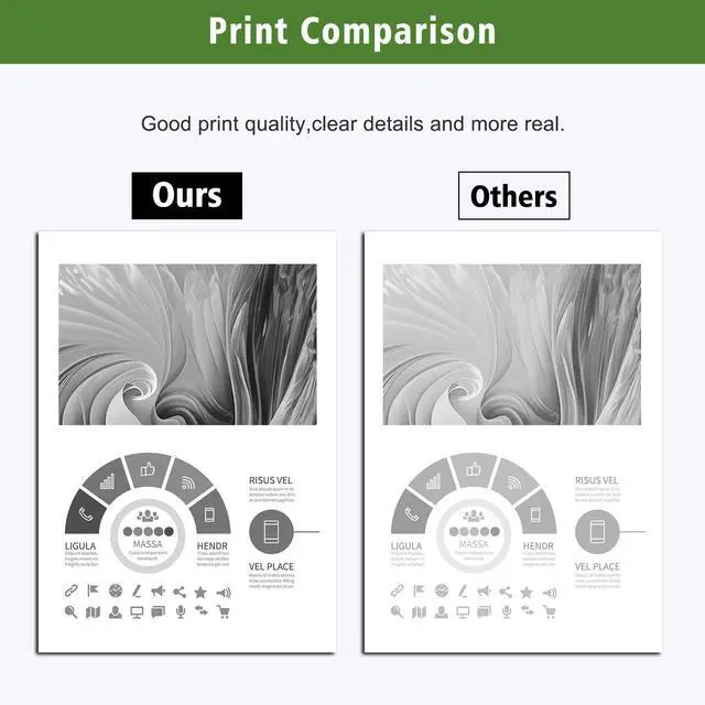 Alt view image 5 of 7 - B205 B210 B215 Compatible Toner Cartridges 2 Blacks High Capacity 3000 Pages for Xerox B215DNI B205DNI B210DNI Printer 106R04347
