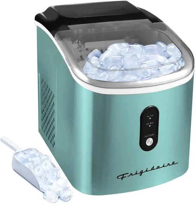 Main image of EFIC103 Ice Maker Machine Heavy Duty, 26lb Ice per Day, Blue SS