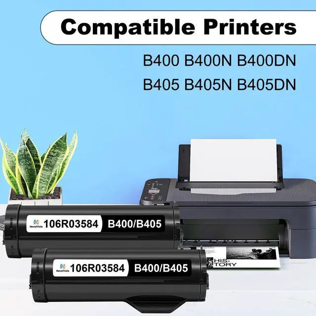 Alt view image 2 of 5 - VersaLink B400 B405 Toner Cartridge Compatible for Xerox B400 B400N B400DN B405 B405DN Laser Printer Extra High Capacity 106R03584 Toner Cartridge High Yield Ink 24,600 Pages (Black, 2-Pack)