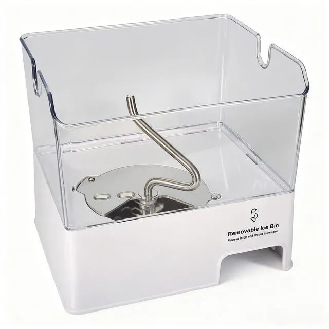 Main image of WPW10347093 Removable Ice Bin Compatible with Whirlpool Ice Bucket Replacement, W10347093 Ice Maker Assembly for Whirlpool Refrigerator Ice Bin