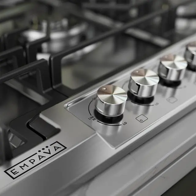 Alt view image 4 of 7 - 30 Inch Built-in Gas Cooktop with 5 Sealed SABAF Burners | Stainless Steel Surface, LPG/NG Convertible, Flame Failure Protection, Dishwasher Safe Grates