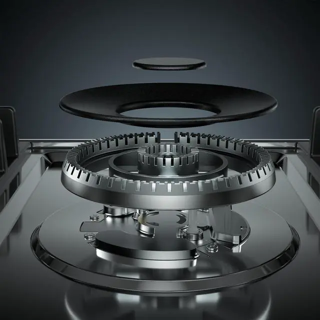 Alt view image 5 of 7 - 30 Inch Built-in Gas Cooktop with 5 Sealed SABAF Burners | Stainless Steel Surface, LPG/NG Convertible, Flame Failure Protection, Dishwasher Safe Grates