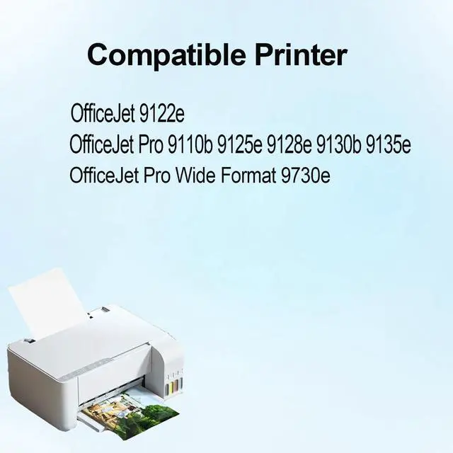 Alt view image 2 of 6 - 4 Pack 936 936e High Yield Ink Cartridge Use for OfficeJet 9122e OfficeJet Pro 9110b 9125e 9128e 9130b 9135e OfficeJet Pro Wide Format 9730e Printers (4S6V6LN 4S6V3LN 4S6V4LN 4S6V5LN)