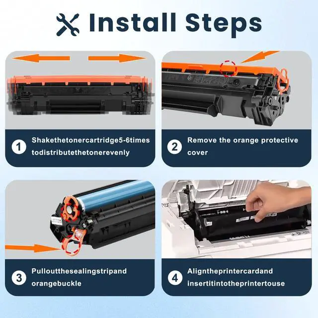 Alt view image 4 of 6 - 20N10 CS331 Toner Cartridges 4-Pack 20N10K0 20N10C0 20N10M0 20N10Y0 Toner Compatible for Lexmark CX331 CS431 Toner Cartridges for CX331 CX431 CS331dw CX331adwe CS431dw CX431adw Printers