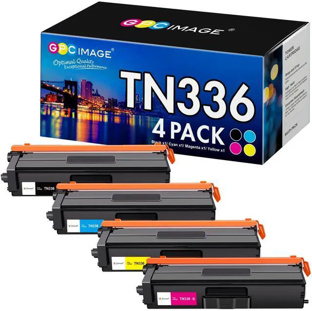 Main image of Toner Cartridge Compatible for Brother TN336 TN-336 TN-331 TN331 to use with MFC-L8850CDW HL-L8350CDW MFC-L8600CDW HL-L8250CDN HL-L8350CDWT Printer (Black, Cyan, Magenta, Yellow)