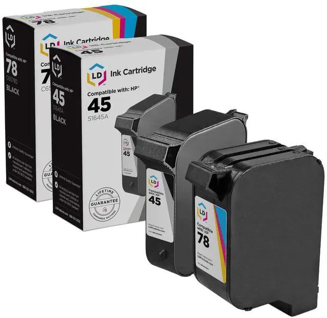 Main image of Products Remanufactured Ink Replacement for HP 45 78 (2-Pk)