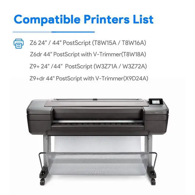 Alt view image 2 of 7 - 746 Ink Cartridges Compatible with HP DesignJet Z6 & Z9+ Large Format Printers 300ML (Matte Black)