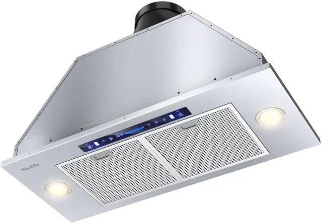 Main image of 30 Inch Insert Range Hood, 1200 CFM with Ducted Convertible Ductless (Kit Included), 4 Speed Gesture Sensing&Touch Control Panel, Stainless Steel Kitchen Vent
