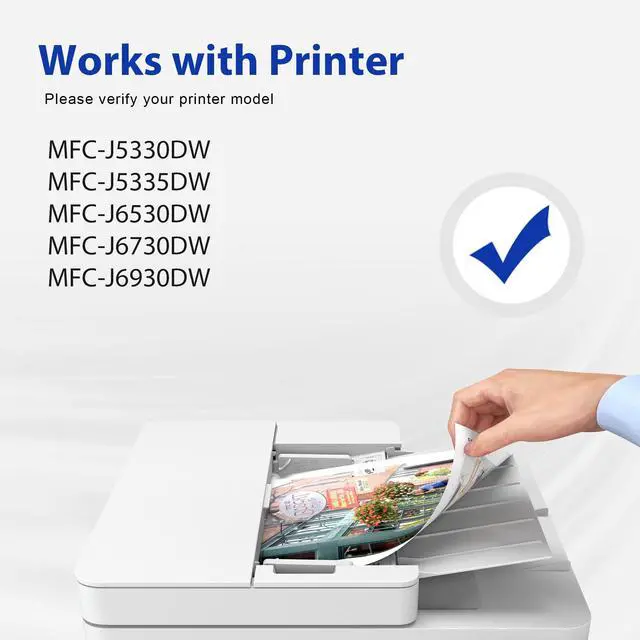 Alt view image 2 of 7 - LC3019XXL LC3019 Ink Cartridges 4 Pack Compatible for Brother LC3019 Super High Yield Ink Cartridge Set for LC3019BK LC3019C LC3019M LC3019Y Ink Cartridge for MFC-J5330DW MFC-J6730DW, LC3019XXL 4PK