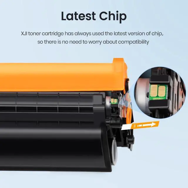 Alt view image 6 of 7 - 134X Toner with Chip High Yield Compatible Replacement for HP 134X Black Toner Cartridge 134A W1340X W1340A, for Laser Jet Printer M209dw MFP M234dw M234sdn M234sdw Ink Black 2 Pack