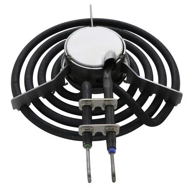 Alt view image 5 of 7 - WB30X31058 4 Turn 6" Oven Range Safety Sense Surface Heat Element 240V 1500W Sensor Replacement for GE AP6833461, 4929234, PS12702985 (Two 6")
