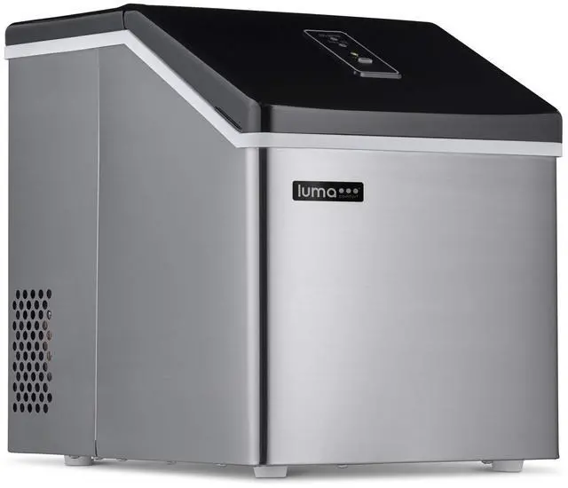 Main image of Clear Ice Cube Maker Machine | First Cubes in 15 Minutes, 40 lbs. of Ice in 24 Hours | Countertop Portable Design in Stainless Steel